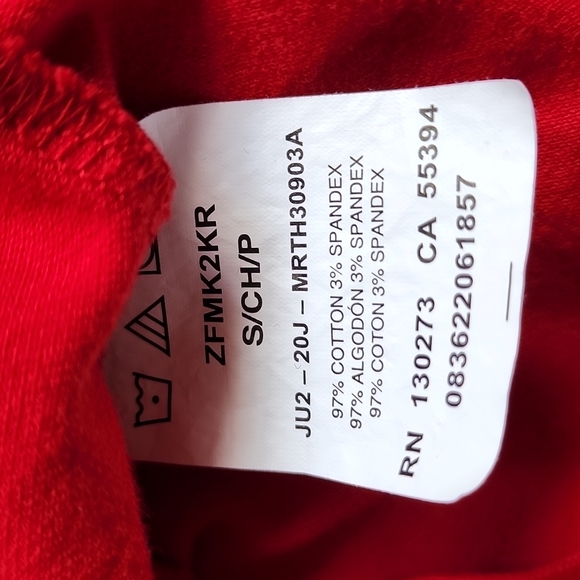 Lee Short Sleeve Red Colared Shirt - Picture 6 of 9